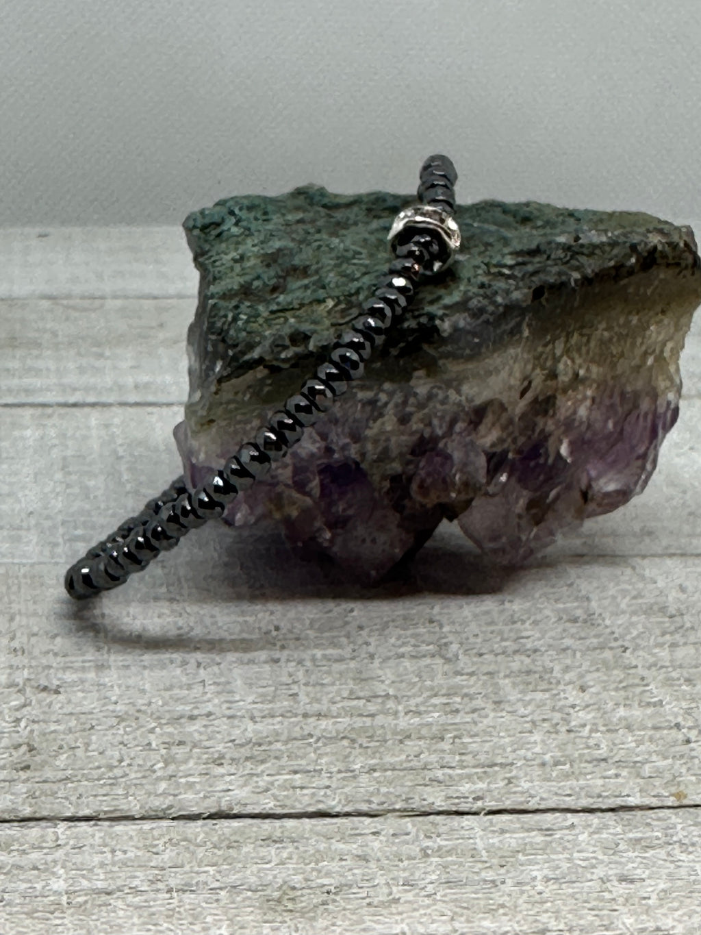 Tiny Black Hematite Bracelet