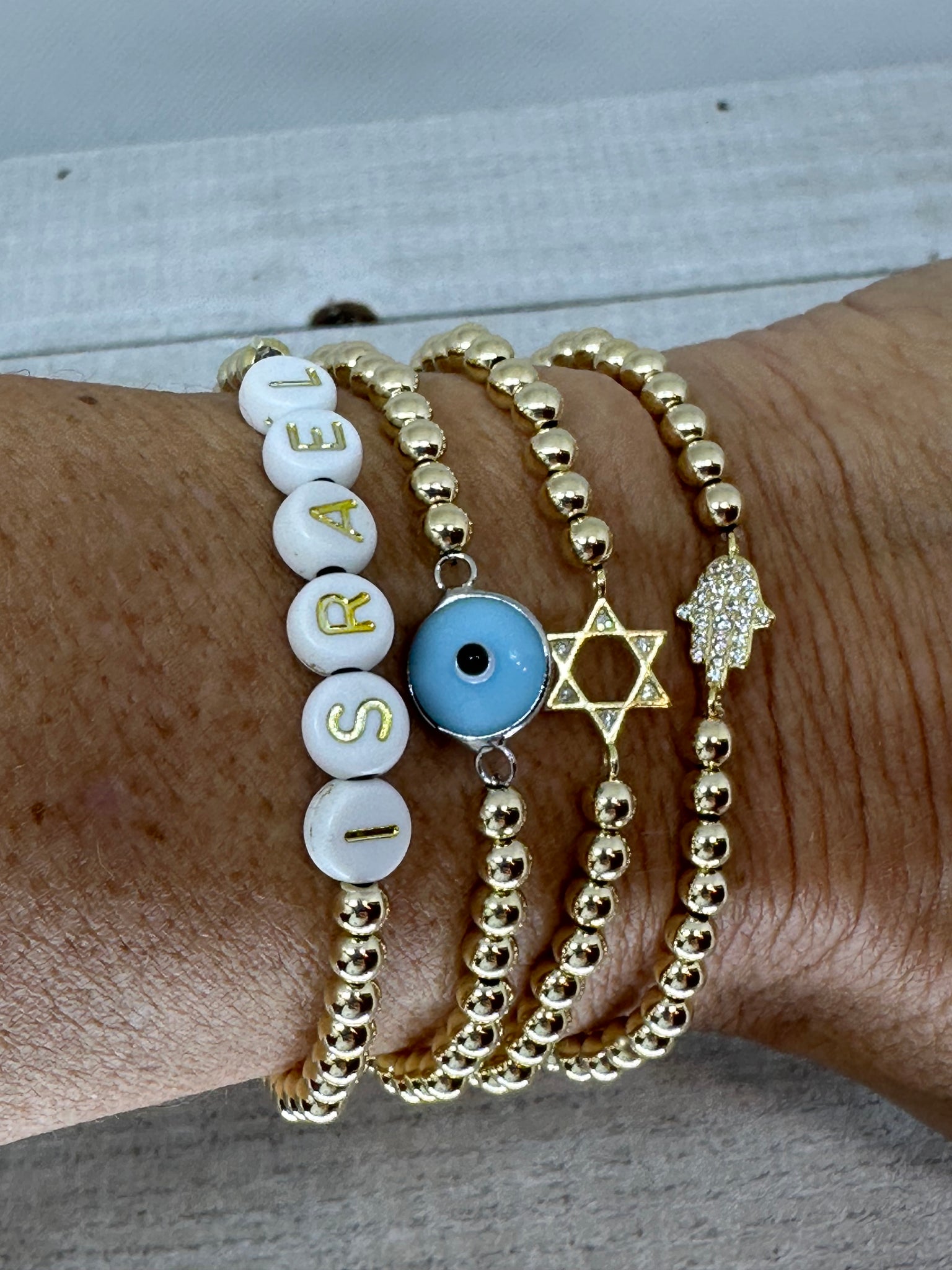 4mm Israel Name Bracelet