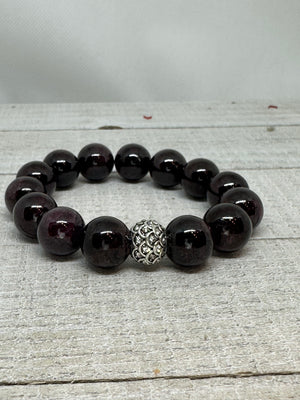 Garnet Glow Bracelet