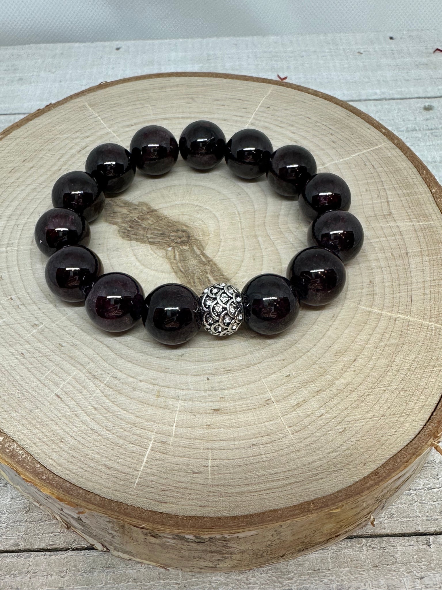 Garnet Glow Bracelet