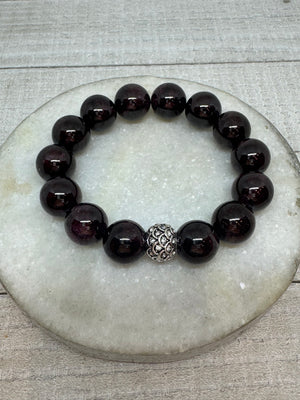 Garnet Glow Bracelet