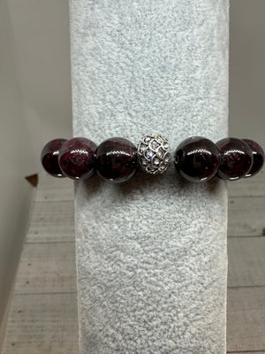 Garnet Glow Bracelet