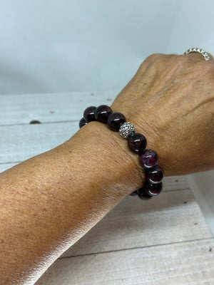 Garnet Glow Bracelet