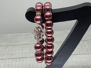 Pink Metallic Lady