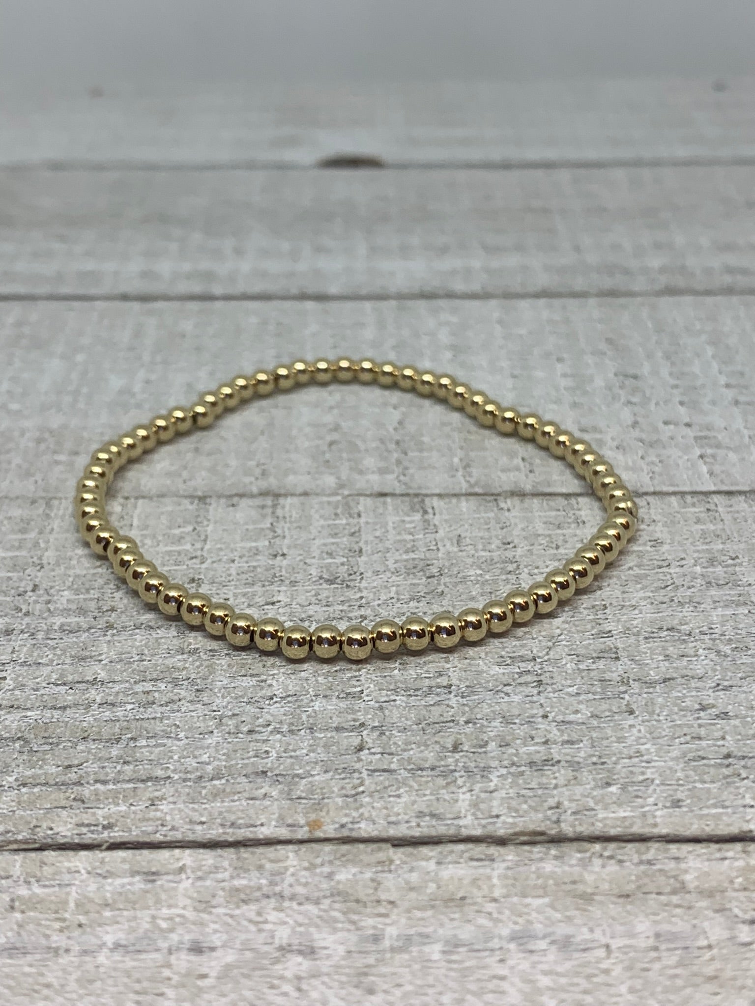 3mm Plain 14 K Gold-Filled Bracelet