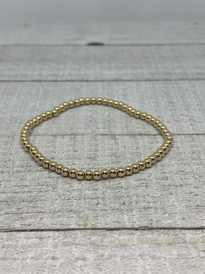 3mm Plain 14 K Gold-Filled Bracelet