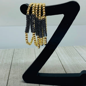 Golden Black Beauty Bracelet