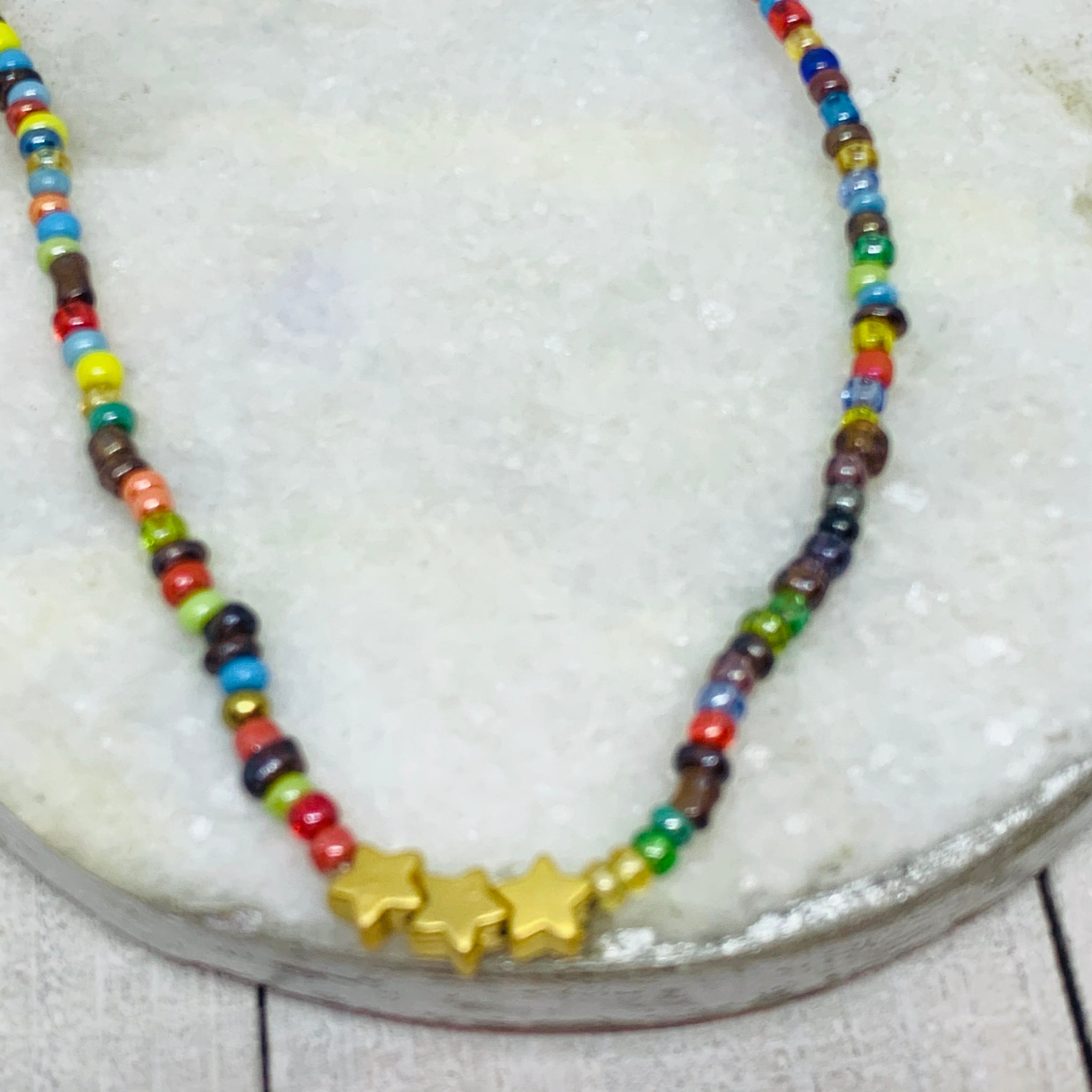 MultiColor Star Anklet