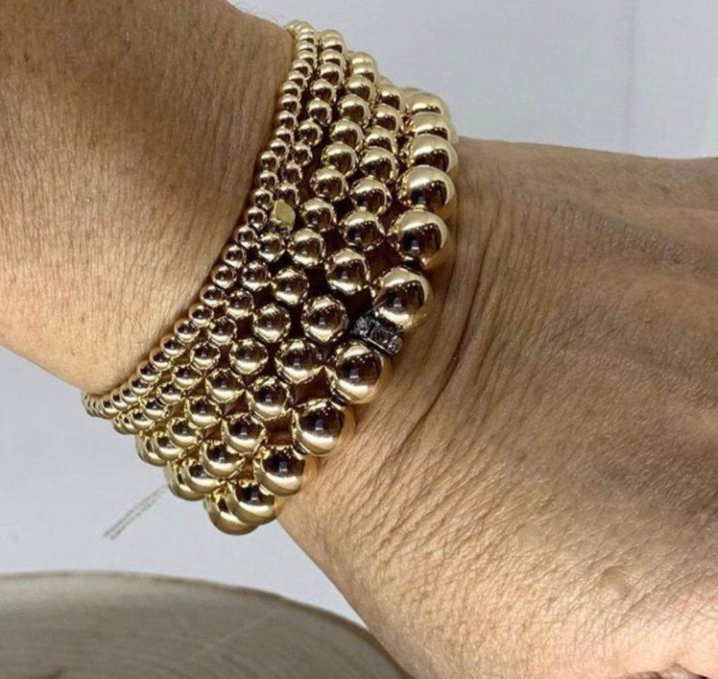 Golden Stack 5 Bracelets