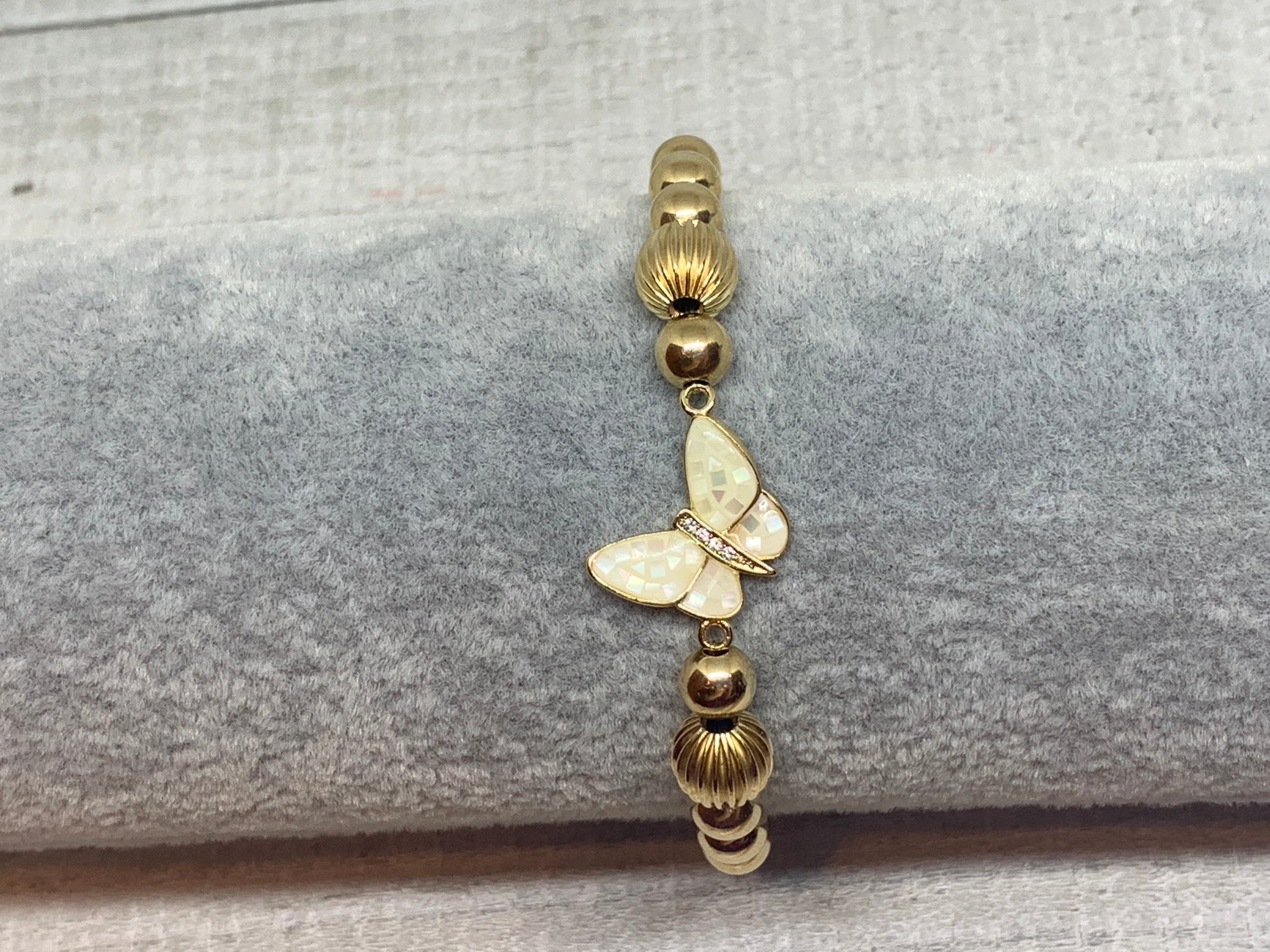 The Golden Lady Butterfly Bracelet
