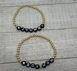 Gold With Initial(s) Bracelet