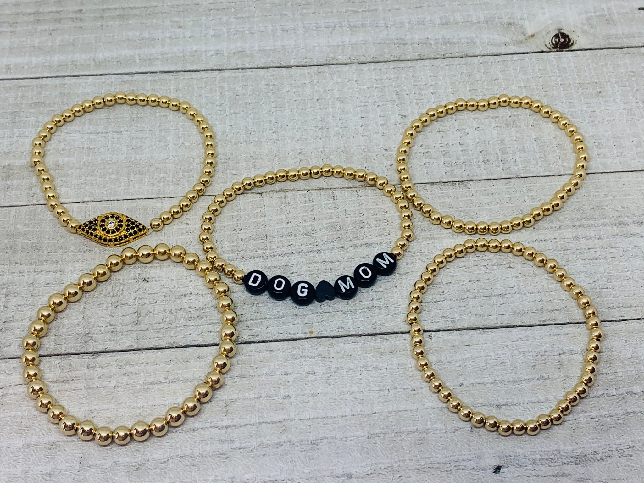 Mia Gold Bracelet Stack