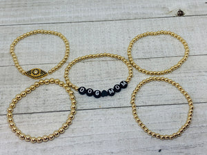 Mia Gold Bracelet Stack