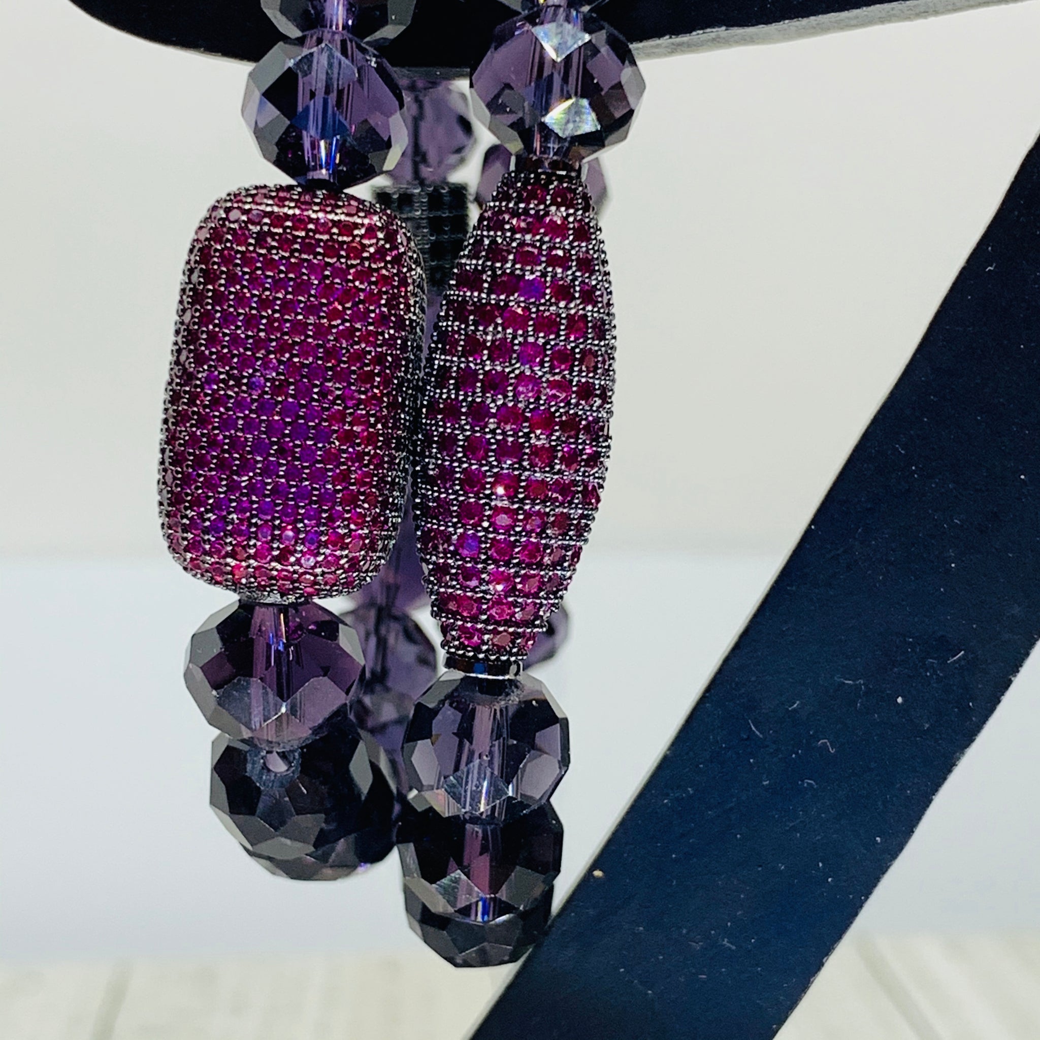Hot Pink Cushion Bracelet