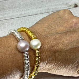 Gold & Silver Edgy, Rocket Chic Bracelet Stack