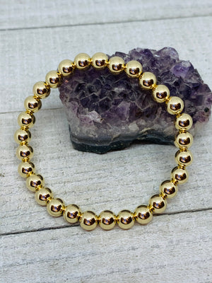 6mm 14 K Gold-Filled Bracelet