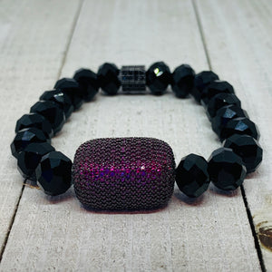 Hot Pink Cushion Bracelet