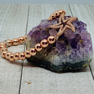 Pink Lady Dancing Starfish Bracelet