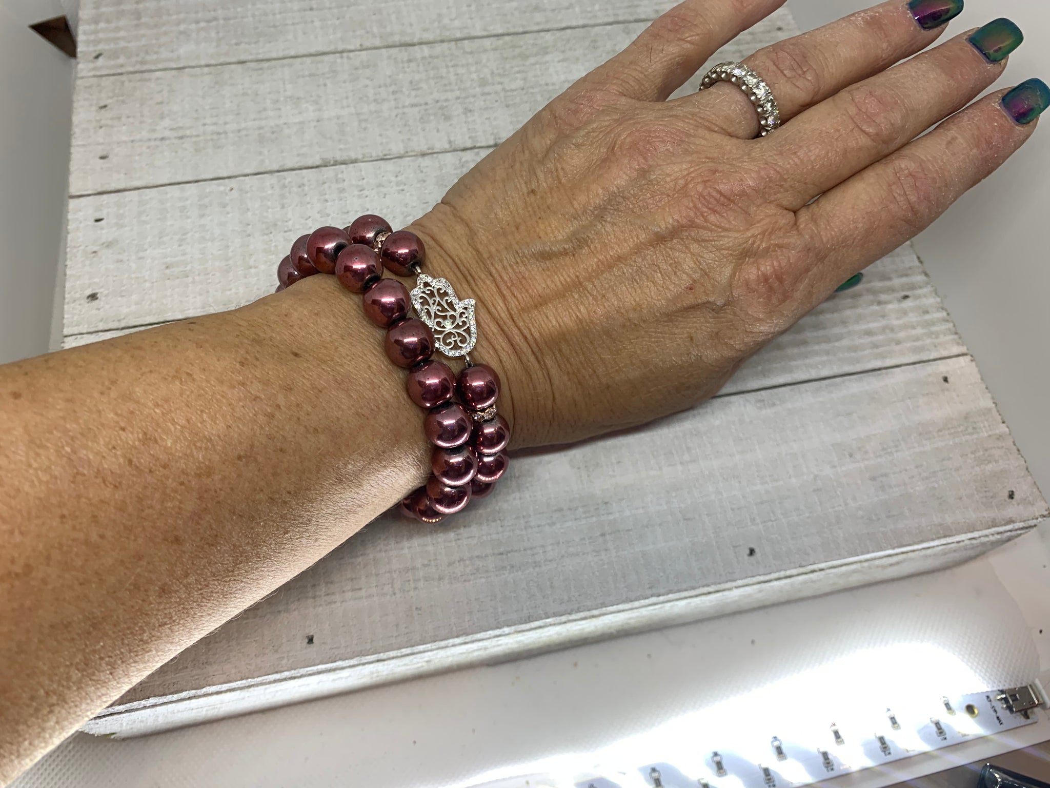 Pink Metallic Lady