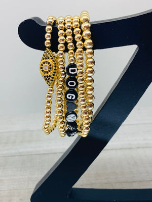 Mia Gold Bracelet Stack