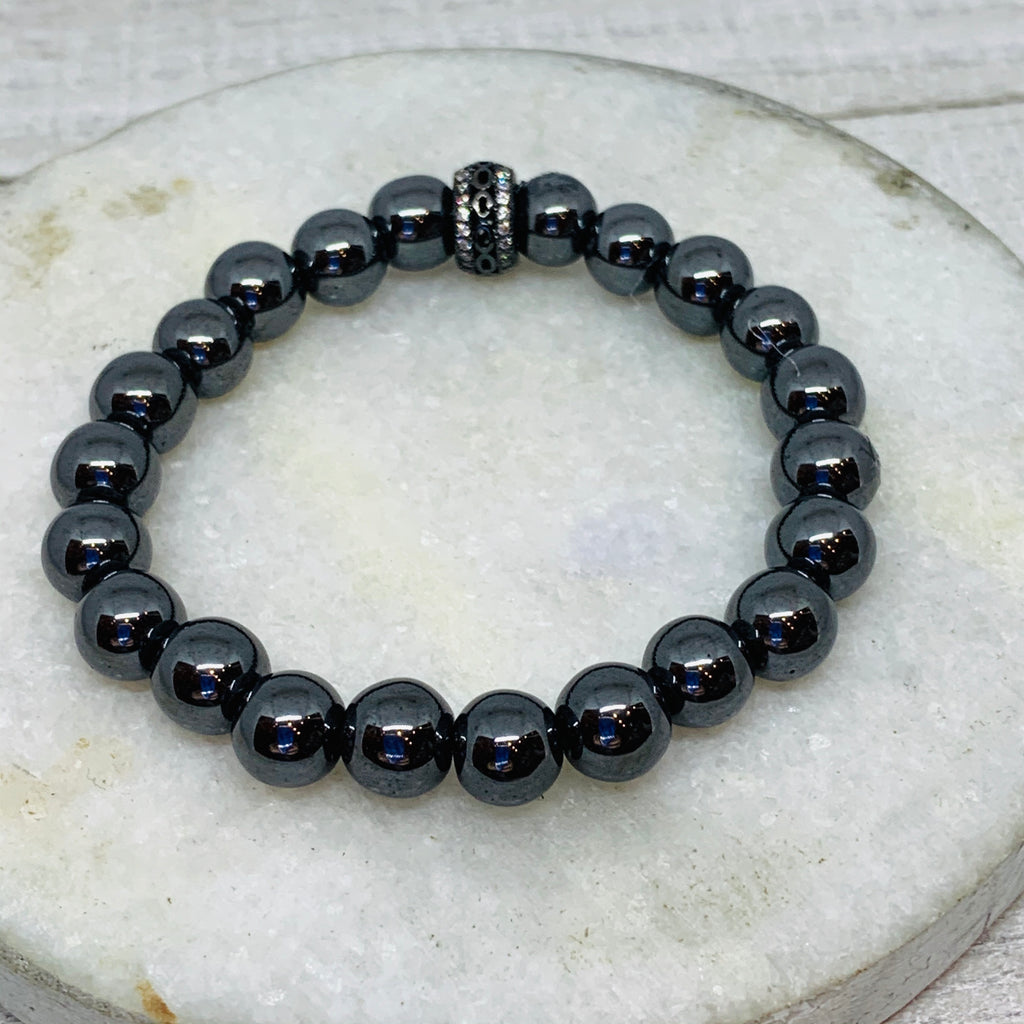 All Black Hematite Bracelet