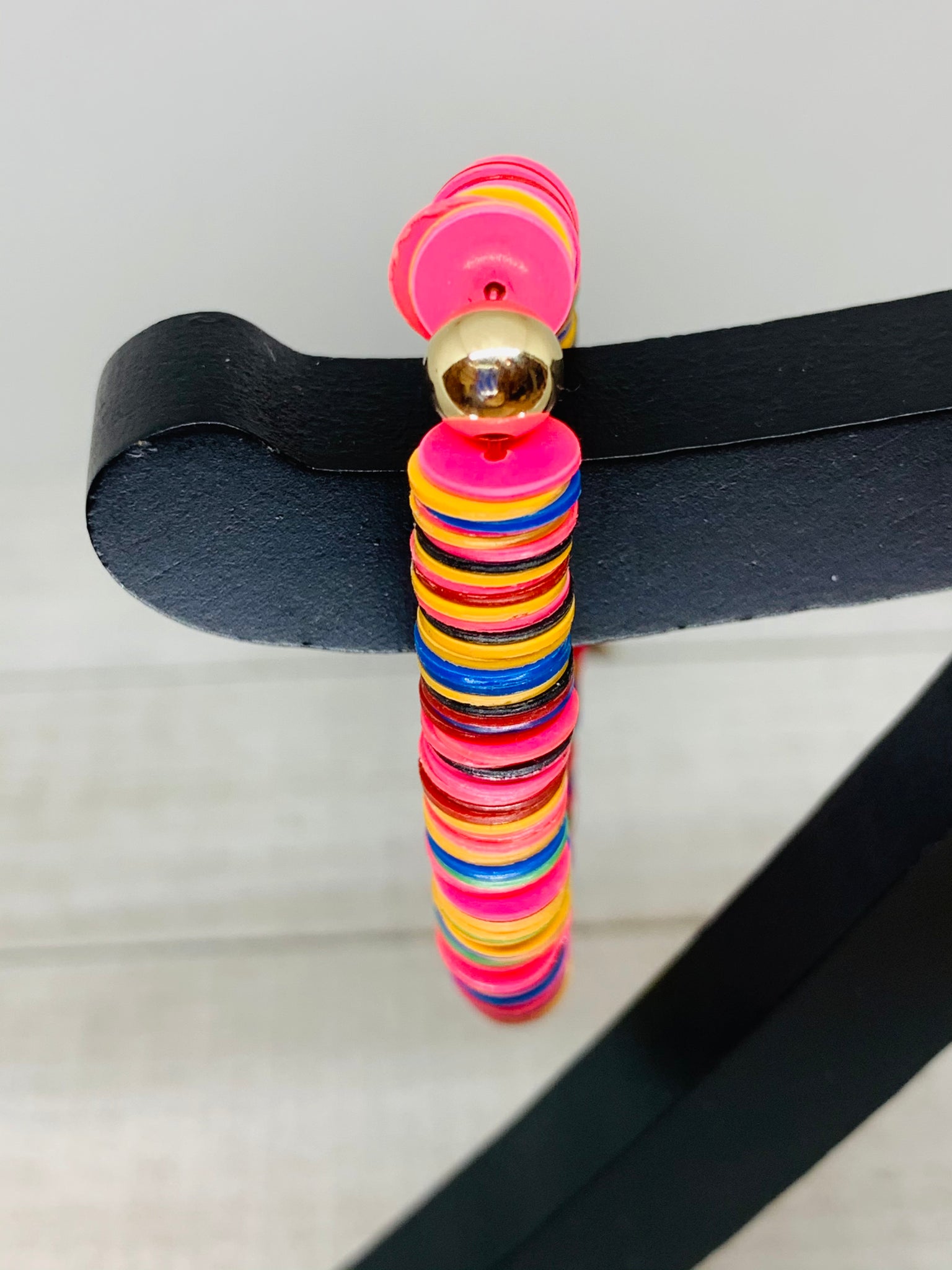 Rainbow African Heishi Bracelet