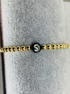 Gold With Initial(s) Bracelet