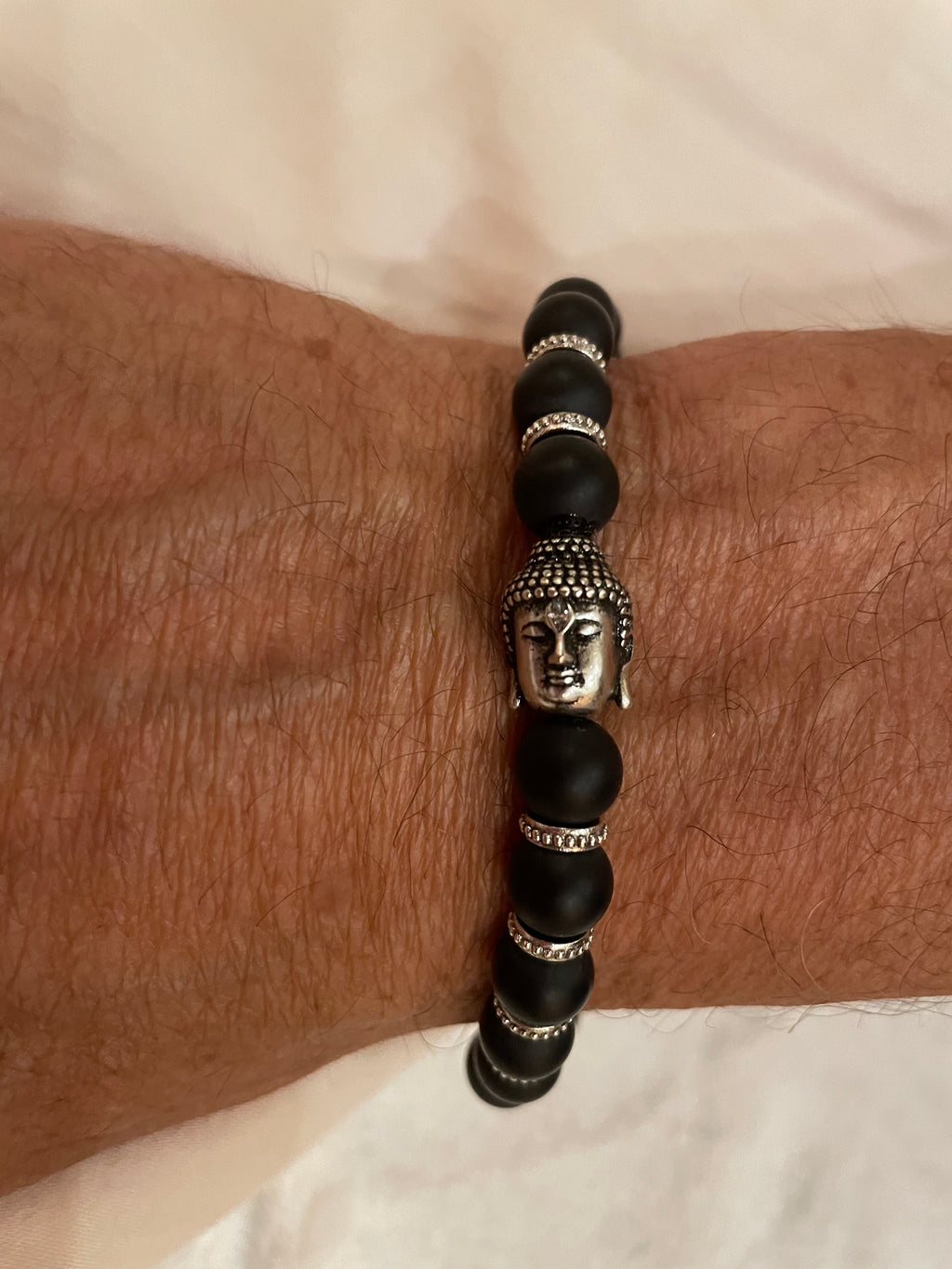 Black Onyx Buddha Bracelet