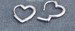 Silver Heart Earrings