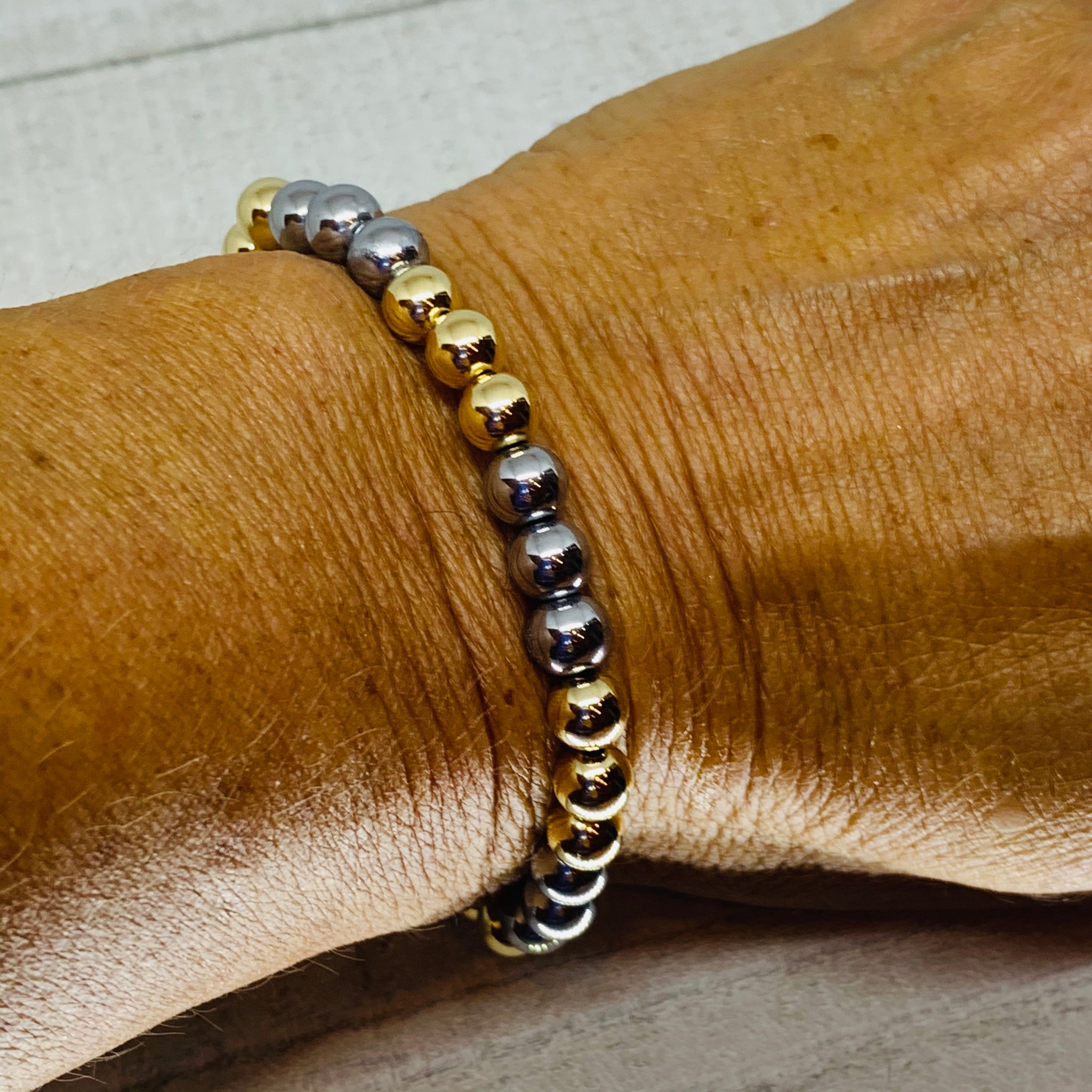 Silver & Gold Bracelet