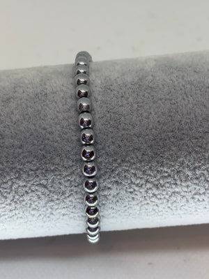 Just Hematite 4mm Bracelet