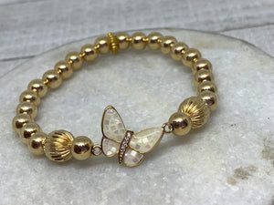 The Golden Lady Butterfly Bracelet