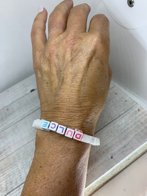 Initial Cube Bracelet