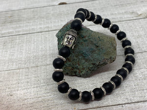 Black Onyx Buddha Bracelet