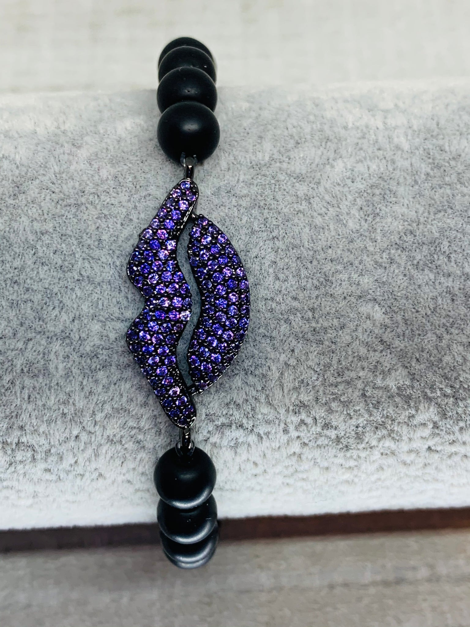 Kiss Me Purple Bracelet