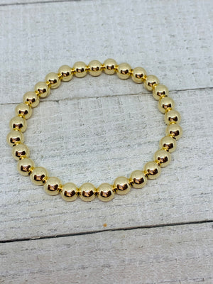 6mm 14 K Gold-Filled Bracelet