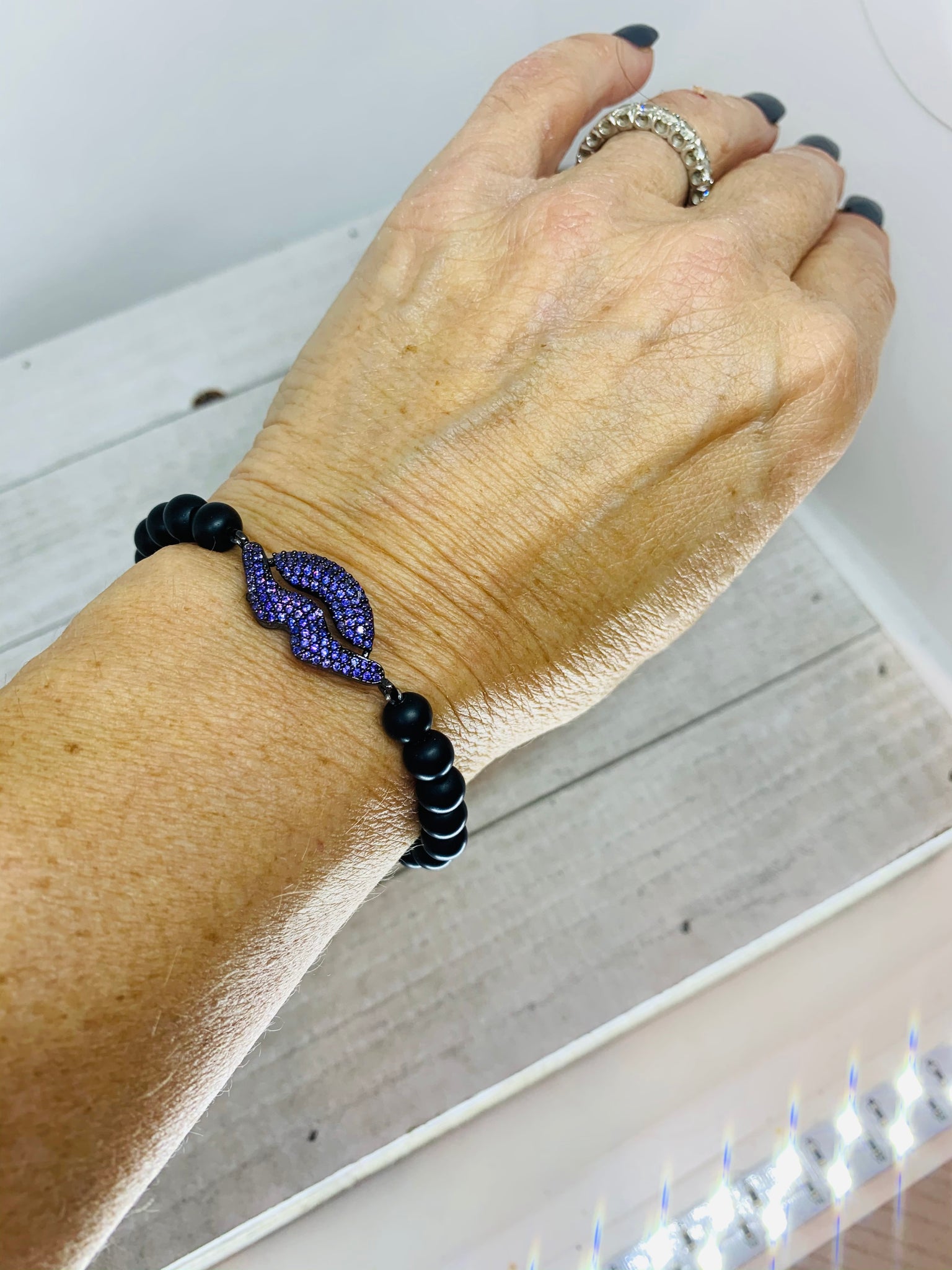 Kiss Me Purple Bracelet
