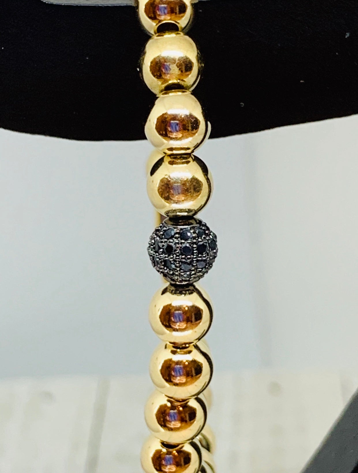 Tri Gold 6mm Bracelet Stack