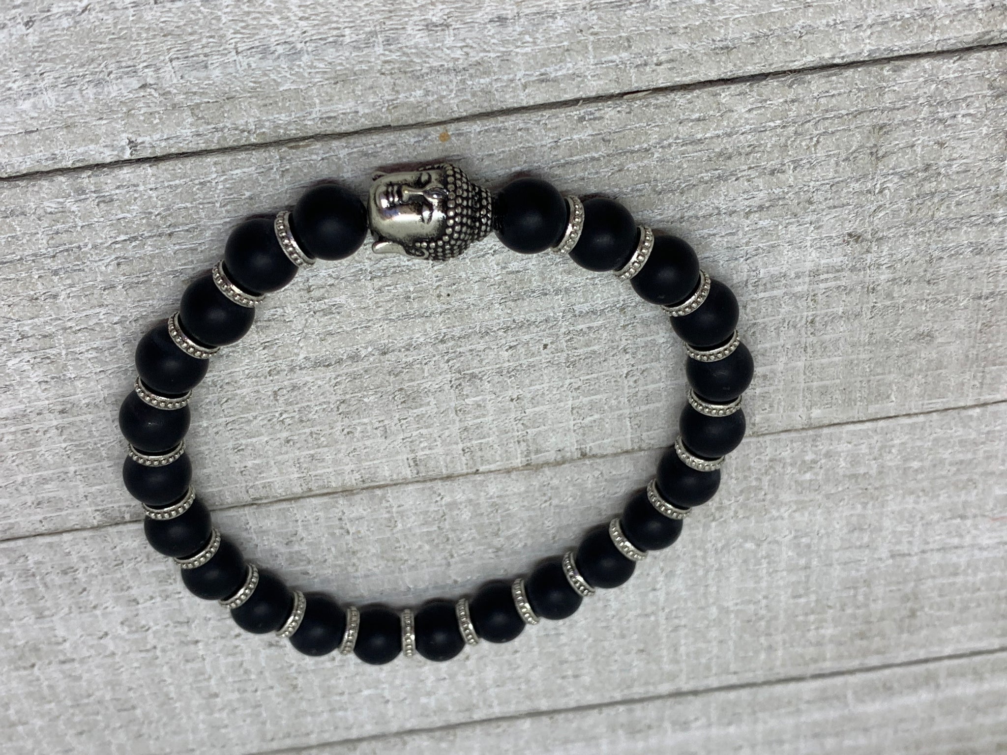 Black Onyx Buddha Bracelet