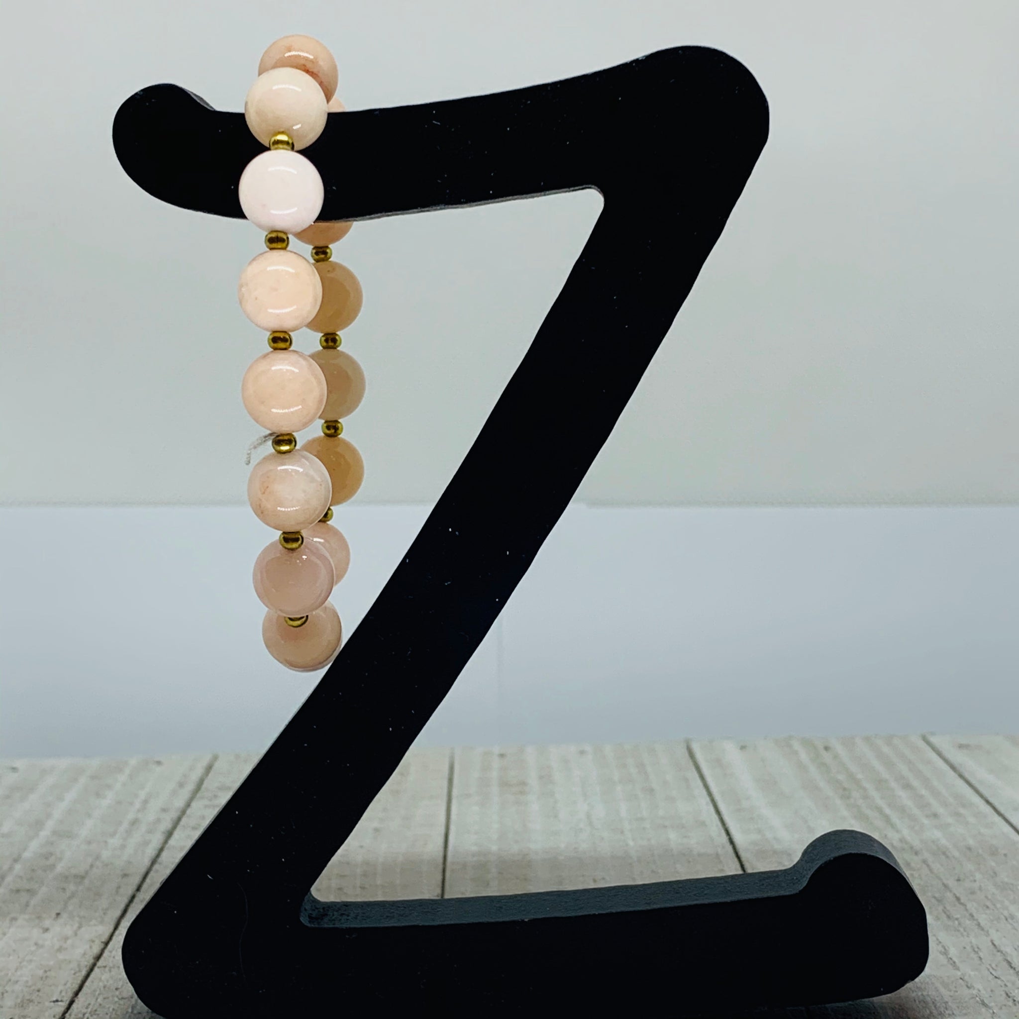 Peach Moonstone Bracelet