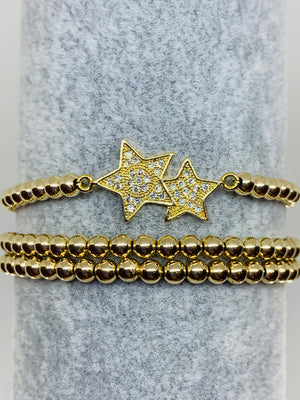 Gold Filled Twin Star Bracelet