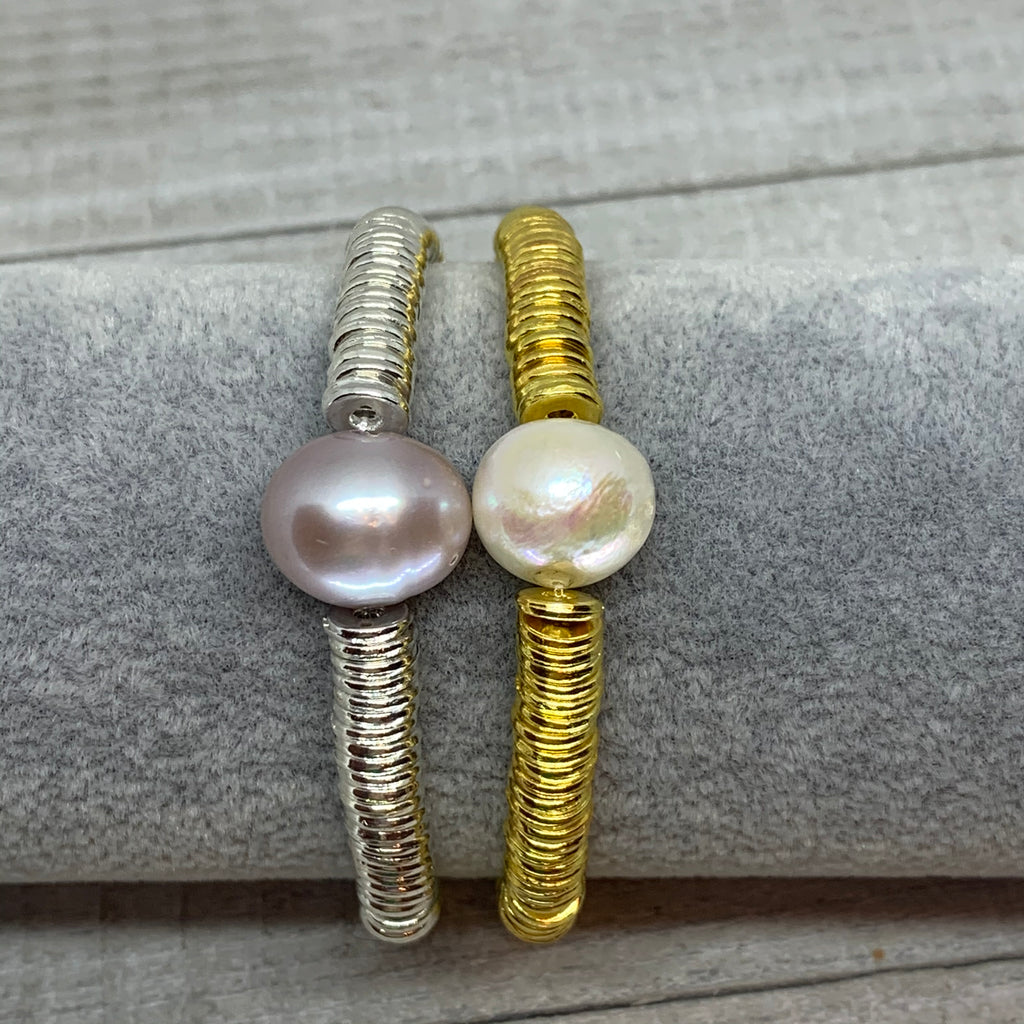 Gold & Silver Edgy, Rocket Chic Bracelet Stack