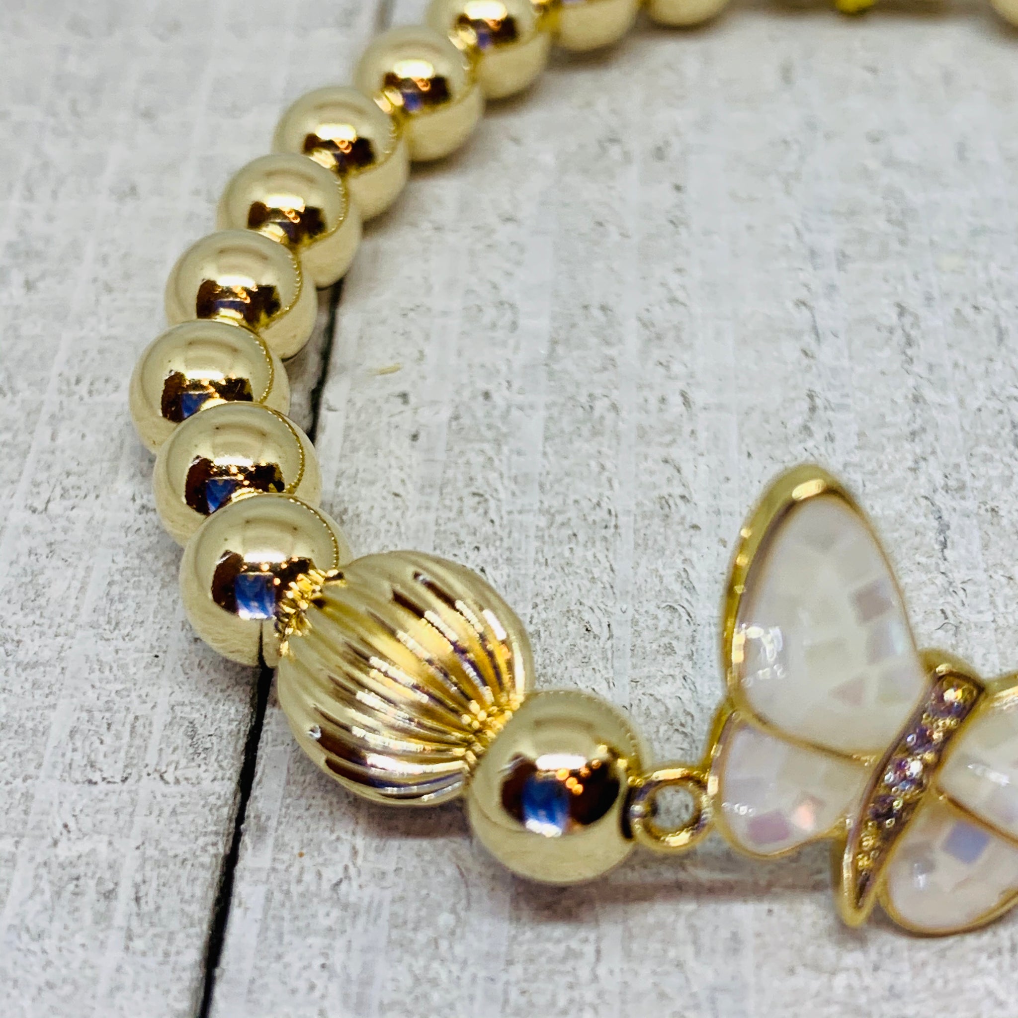 The Golden Lady Butterfly Bracelet