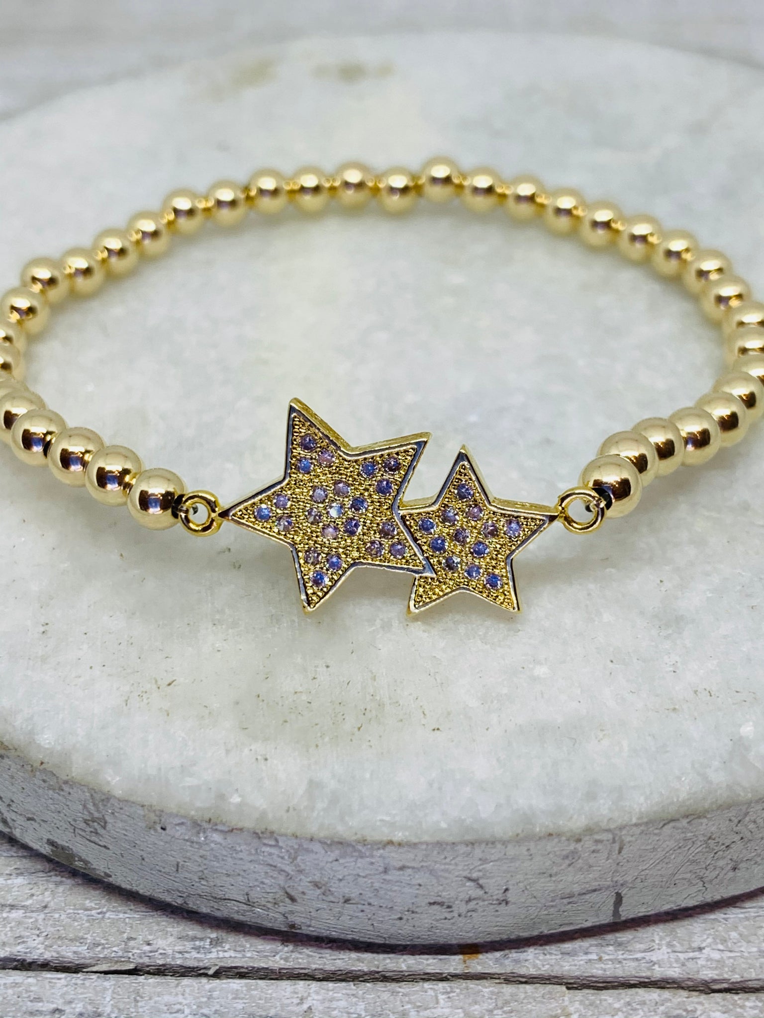 Gold Filled Twin Star Bracelet