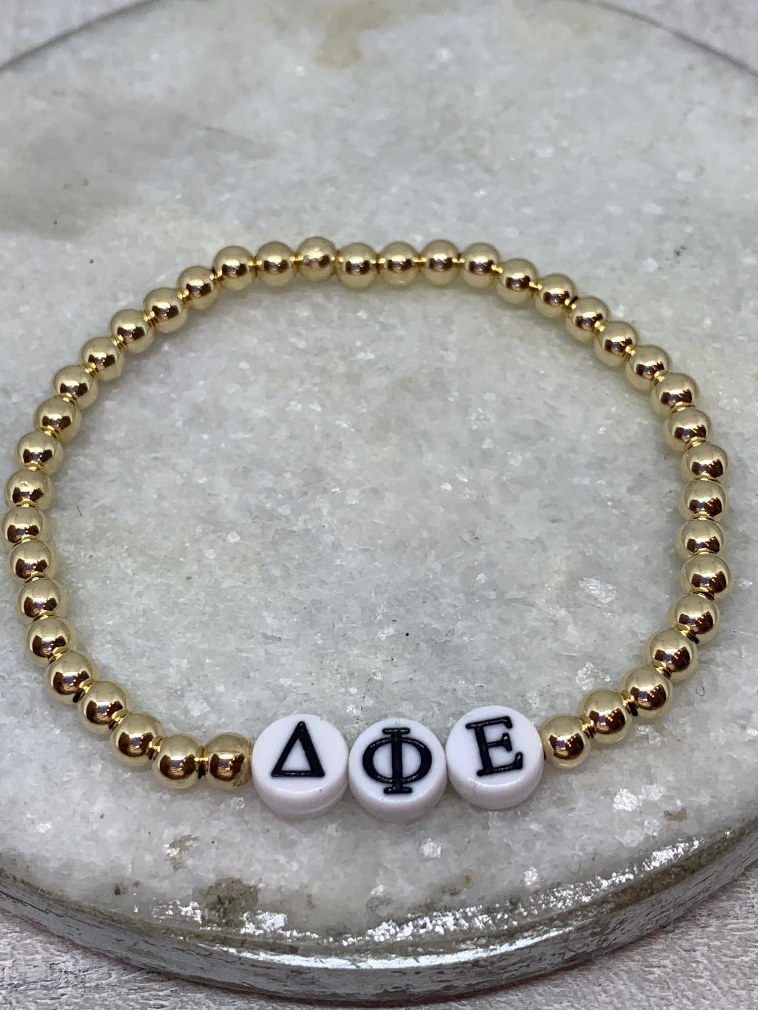 Sorority Initial Bracelet