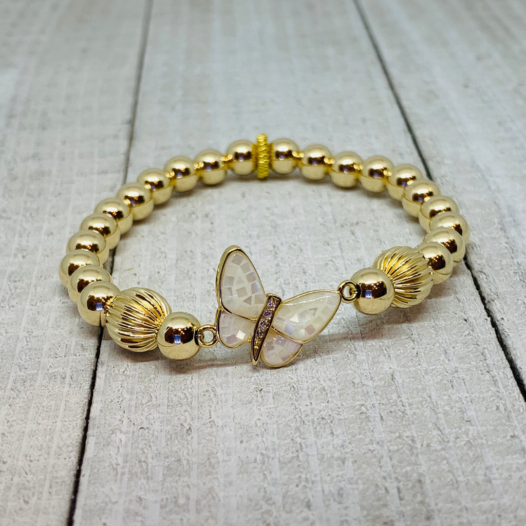 The Golden Lady Butterfly Bracelet