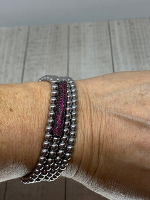 Fuchsia & Silver Beauty
