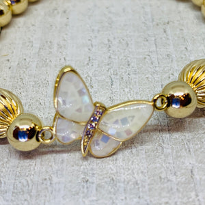 The Golden Lady Butterfly Bracelet