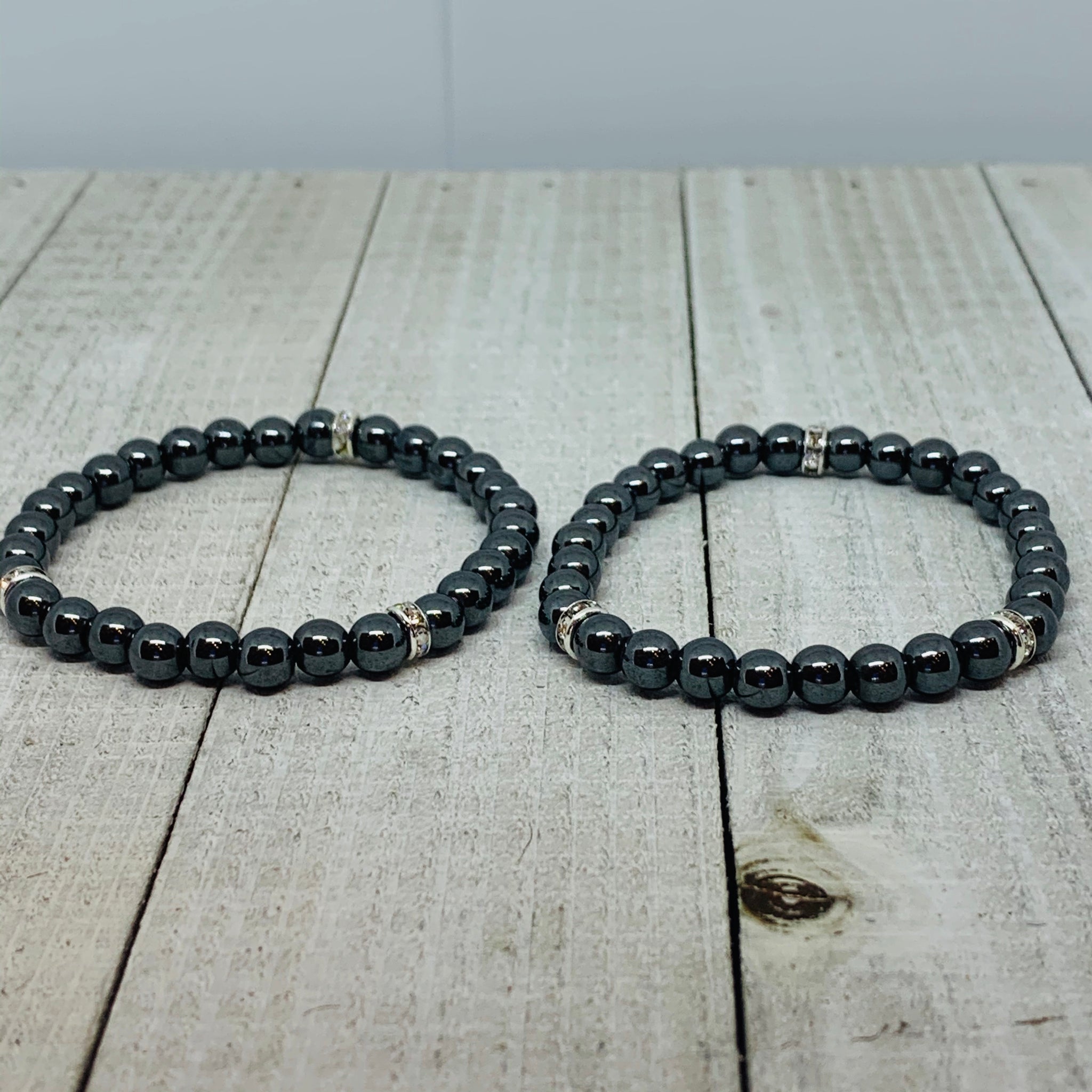 Three Bracelets- Sassy Pave Silver Leaf Bracelet Stack