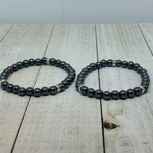 Three Bracelets- Sassy Pave Silver Leaf Bracelet Stack